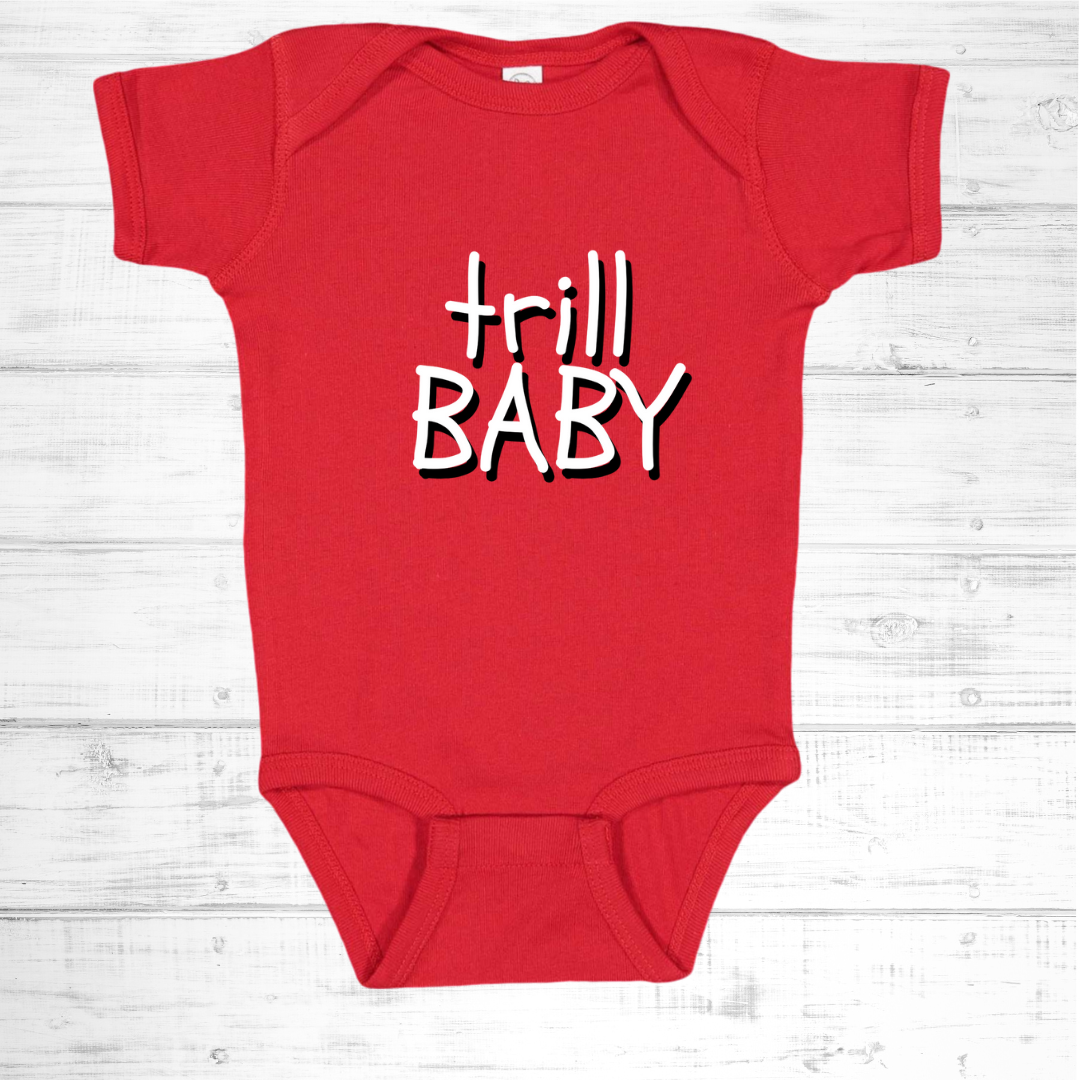 Baby Boy's Short Sleeve Trill One-Piece